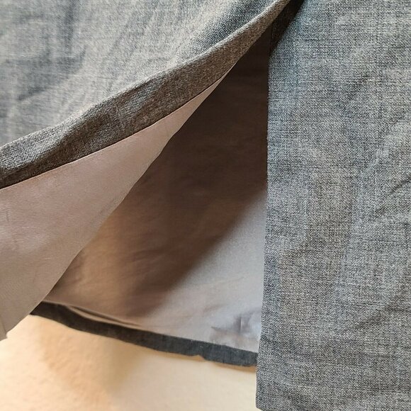 Lorick Women Dress Size 8 Gray Wool Sheath Sleeveless Pockets Casual Work Office - Picture 12 of 12